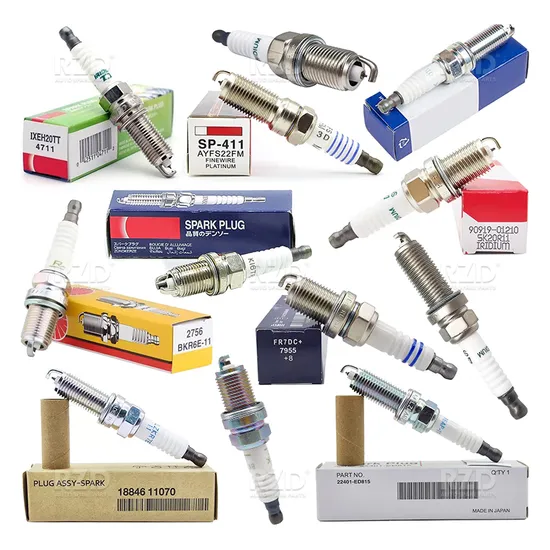 Factory Wholesale Auto Parts Car Iridium Spark Plug for Toyota Hyundai KIA Nissan Honda Mazda Ford Chevrolet BMW Audi Volkswagen Mitsubishi 