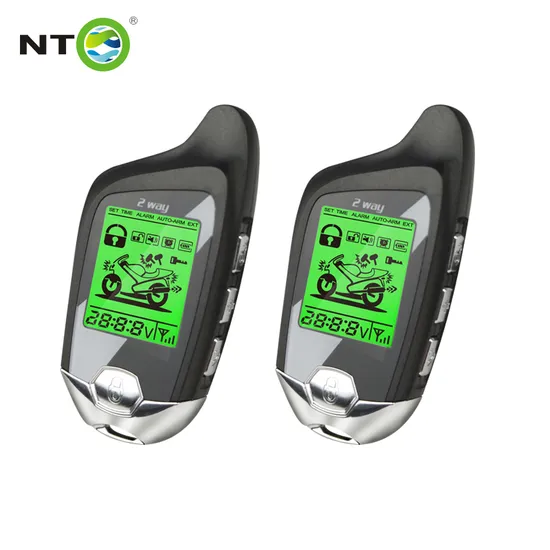 Nto Motorcycle Alarm System Reduce Theft Motorcycle 2 Way Remote Alarm Horn Waterproof Security System with Engine Start 