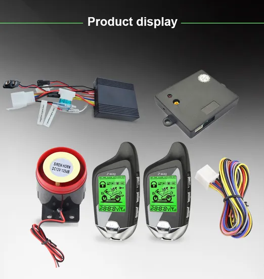 Nto Motorcycles Accessories Two Way Motorcycle Alarm System Scooter Alarm System 