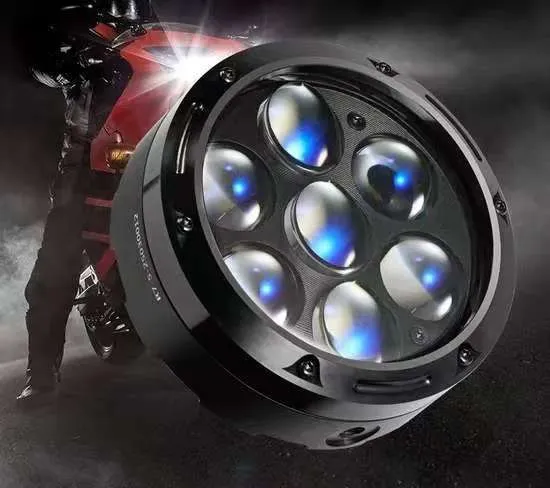 Motorcycle Spotlights, Yellow White LED Fog Lamps, Motorcycle Lighting Systems 